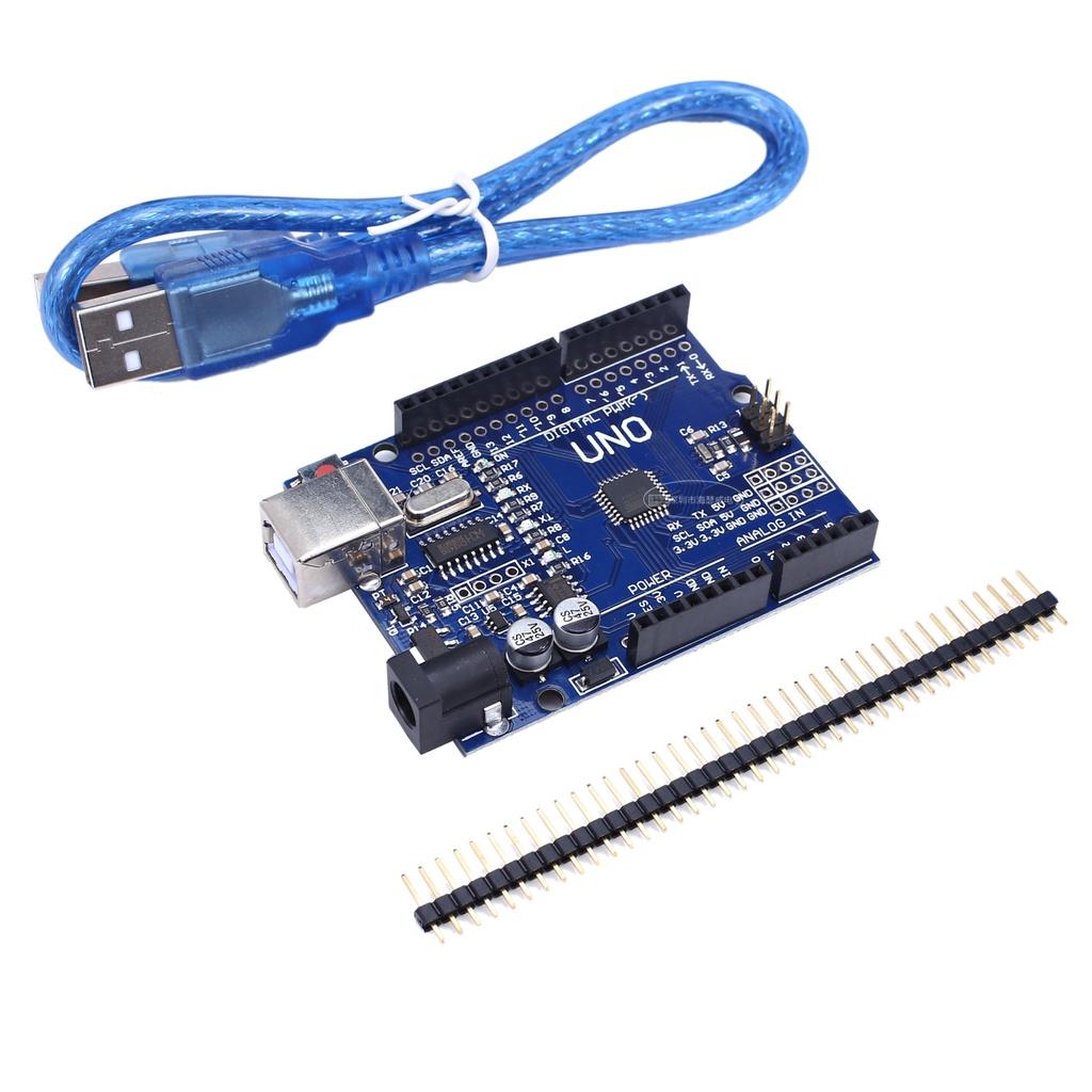 Mạch Arduino Uno R3 ATmega328P CH340 (Chip Dán -SMD), kèm cáp kết nối # linh kiện điện tử