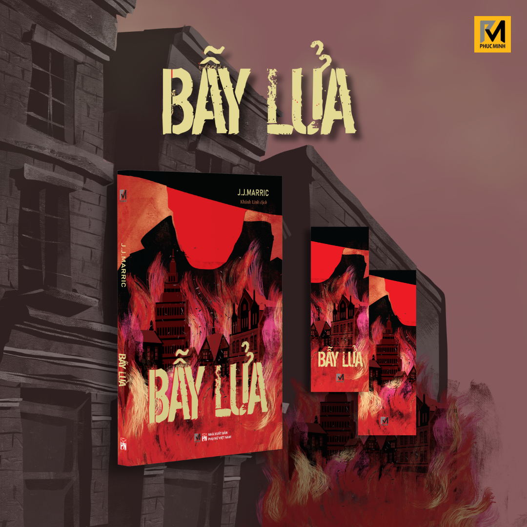 Sách Tiểu Thuyết Trinh Thám - Bẫy Lửa - John Creasey (J.J.Marric) - Phuc Minh Books