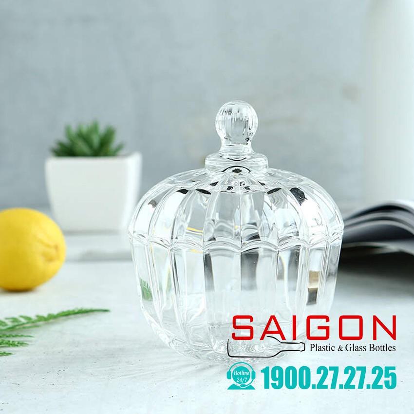 Hũ Thủy tinh Đựng Mứt Bí Ngô