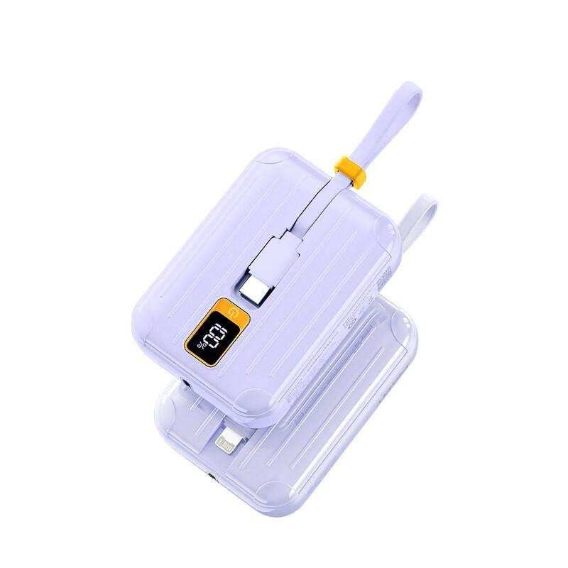 Sạc Dự Phòng Pisen Quick - POWERLink Tiny 22.5W 10000mAh (L &amp; C) - Pisen TS-D326 - Màu Tím