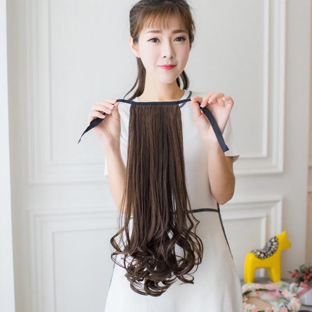 ️TÓC GIẢ BUỘC/ TÓC GIẢ CỘT XOĂN ĐỦ ĐỘ DÀI