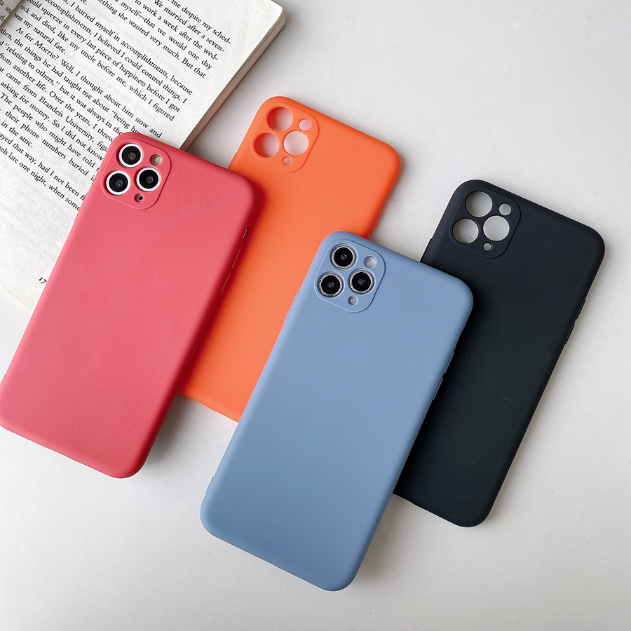 Ốp Lưng Dẻo Màu Bảo Vệ Camera Dành Cho Các dòng iPhone 6/ 6 Plus/ 7/ 8 / SE 2020 / 7 Plus / 8 Plus / X / Xs Max/ 11/ 11 Pro/ 11 Pro Max - Handtown - Hàng Chính Hãng