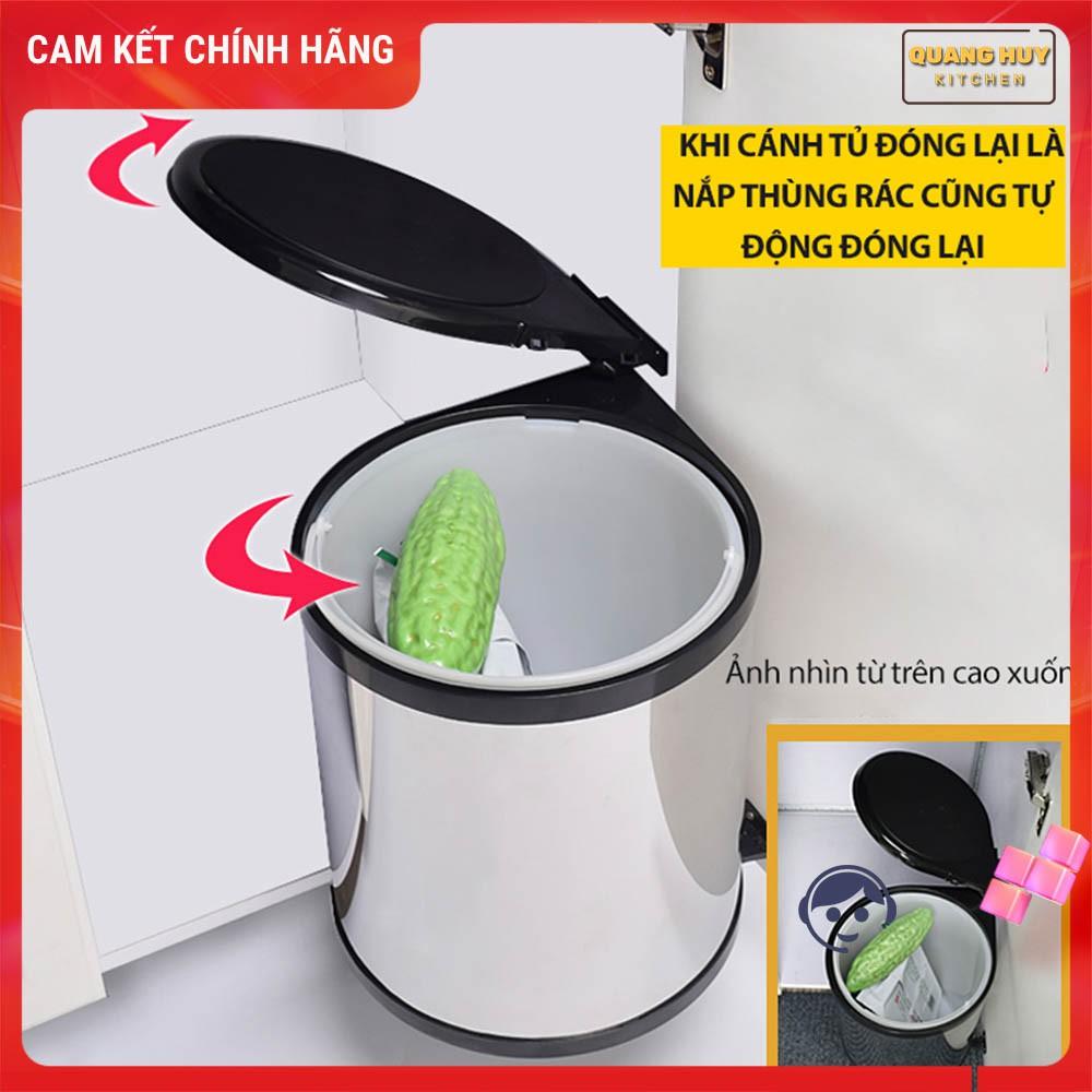 Thùng rác tròn gắn cánh tủ bếp