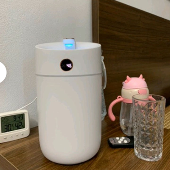 Máy phun sương tạo ẩm làm sạch không gian phòng, xông tinh dầu hoạt động nhẹ, êm giúp bạn có giấc ngủ sâu để có thể làm việc hiệu quả - Dung tích 3L
