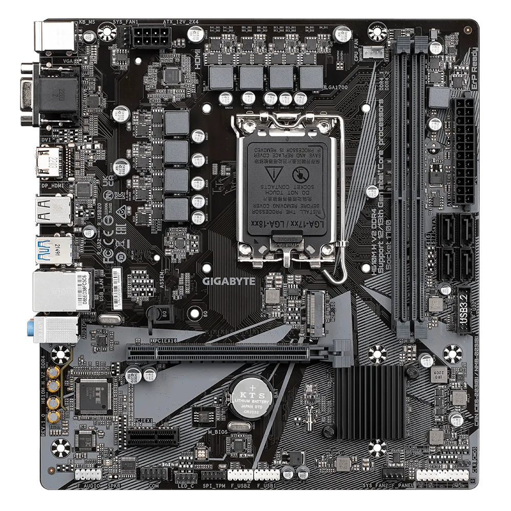 Main Gigabyte H610M H V2 ~ - Hàng chính hãng Viễn Sơn phân phối