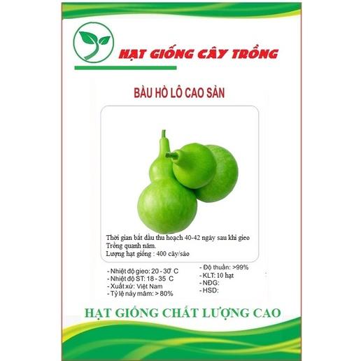 Hạt giống bầu hồ lô cao sao CT01 - Gói 10 hạt