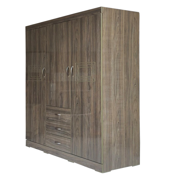 Tủ Áo Gỗ MDF Phủ Melamine 1m6 Màu nết 