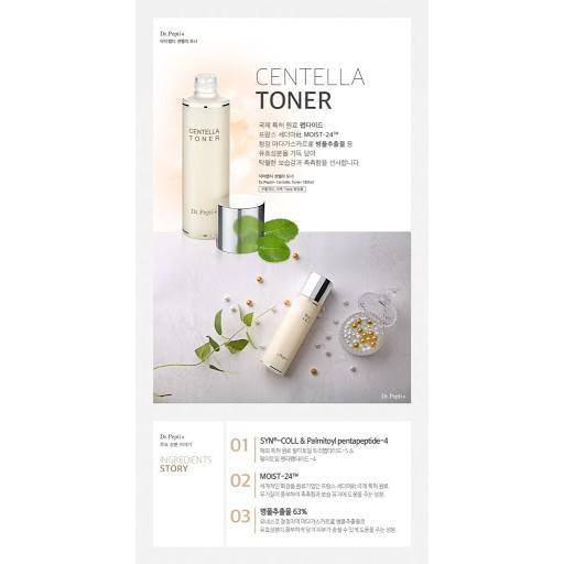 Nước Hoa Hồng Se Khít Lỗ Chân Lông, Phục Hồi Tế Bào Da Dr.Pepti Centella Toner 180ml