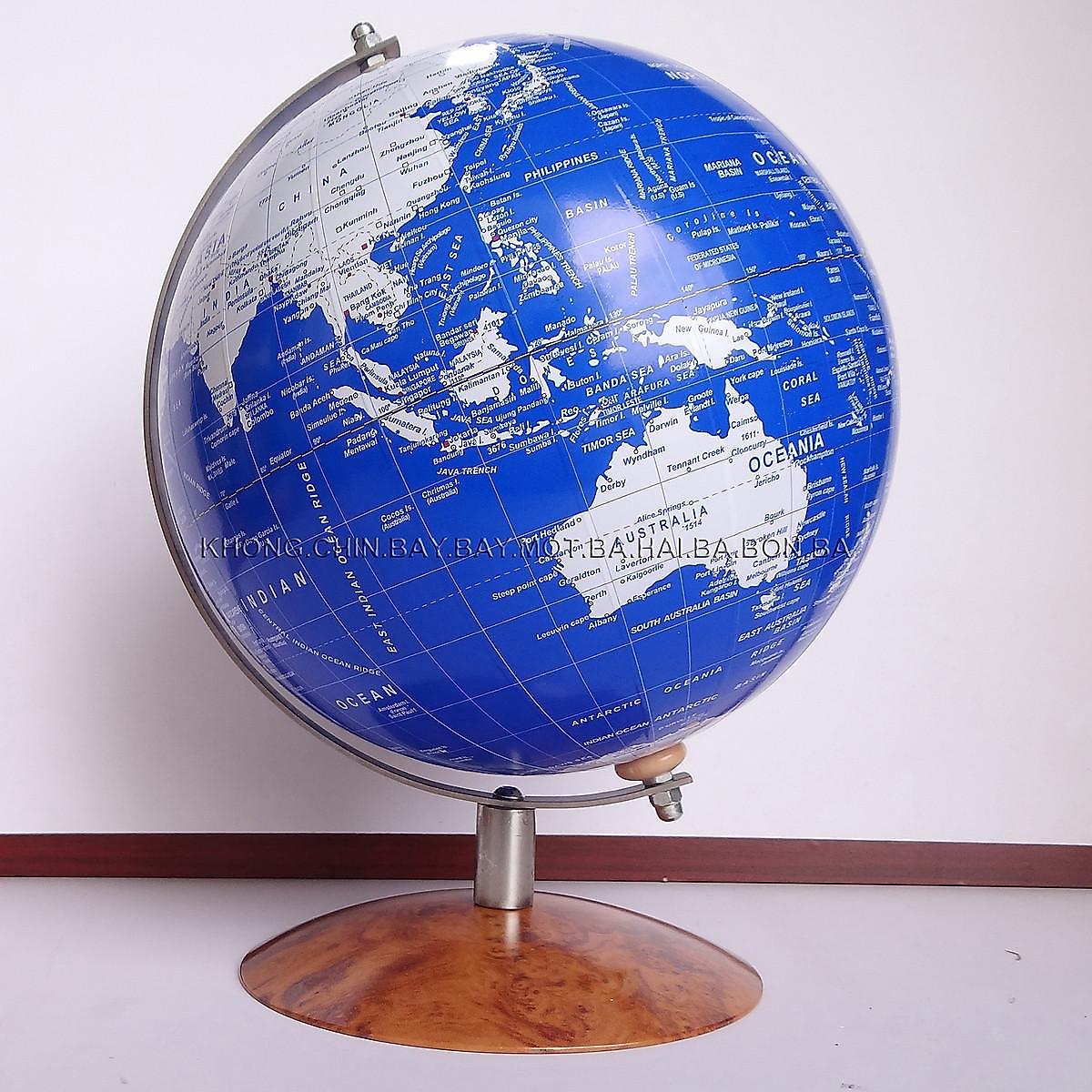 quả cầu phông thuỷ 30 TA - Giá đỡ inox, đế inox vân nu