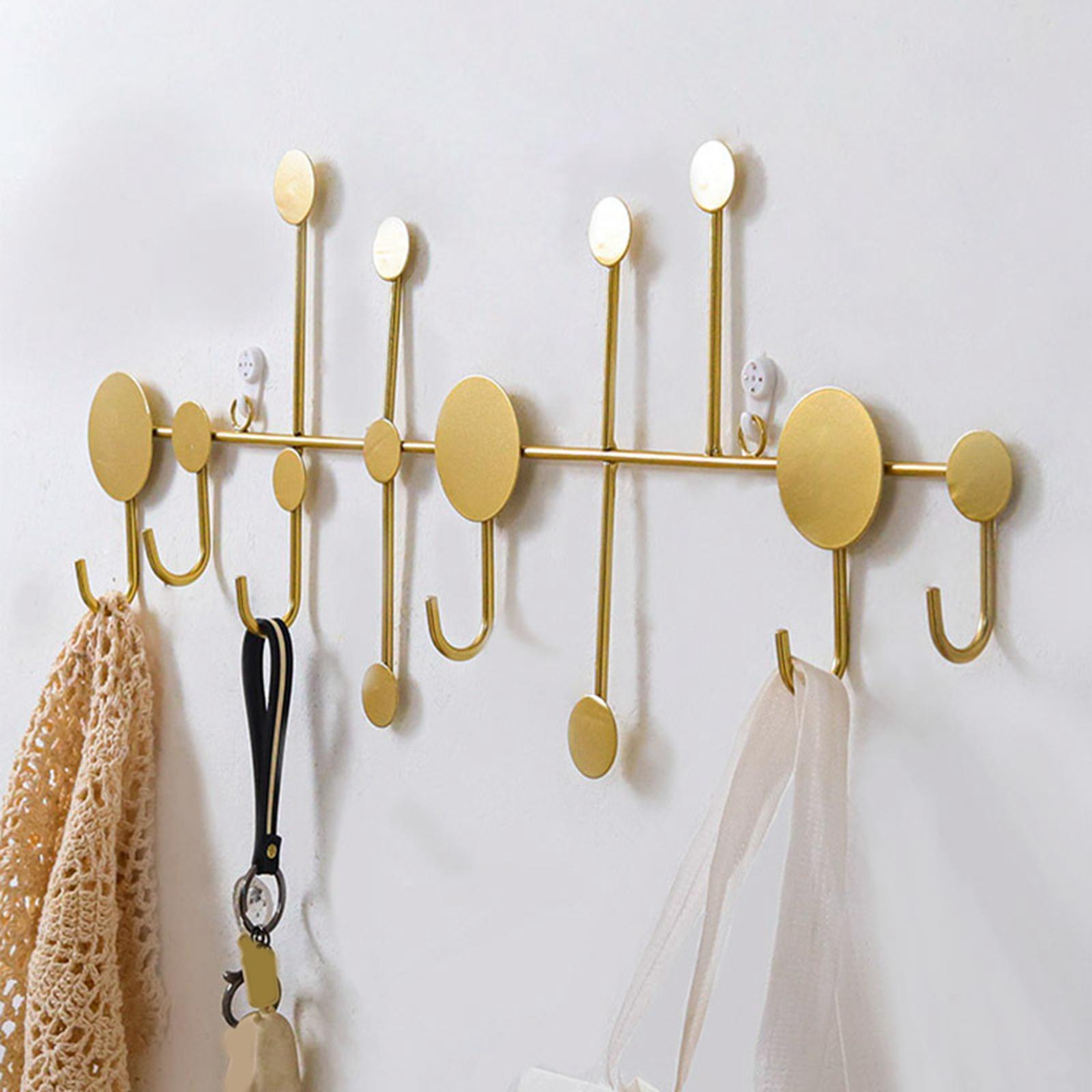 Coat Rack Iron Decorative Nordic behind Door Hanger for Shower Door Bathroom