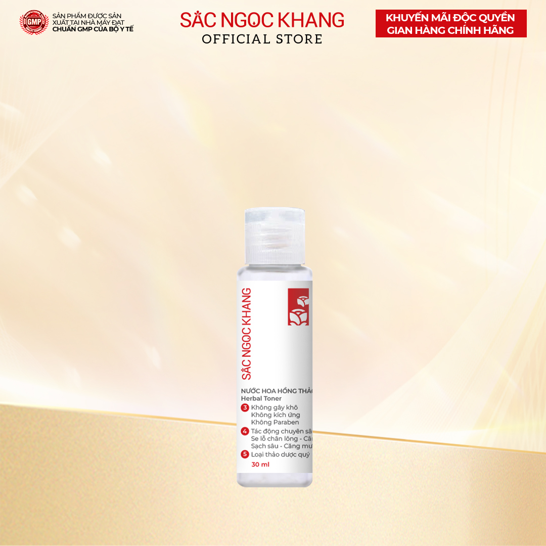 [Size du lịch] Nước hoa hồng 30g 