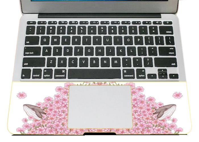 Miếng Dán Skin Trang Trí Mặt Ngoài + Lót Tay Laptop Nghệ Thuật LTNT - 1074