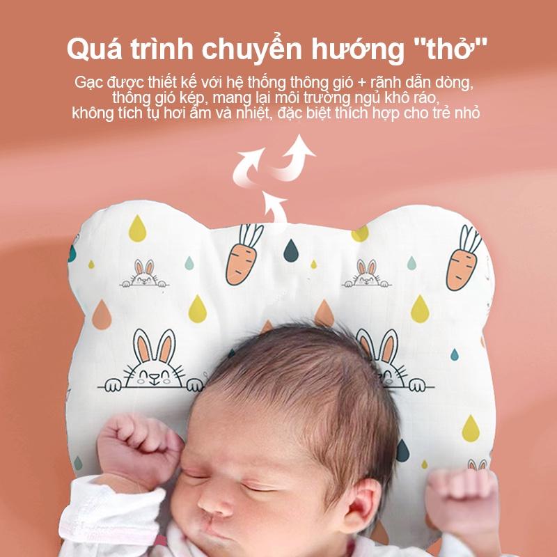 [Einmilk.ân ninh]Gối nằm chống bẹp đầu cho bé Chiều cao 0cm