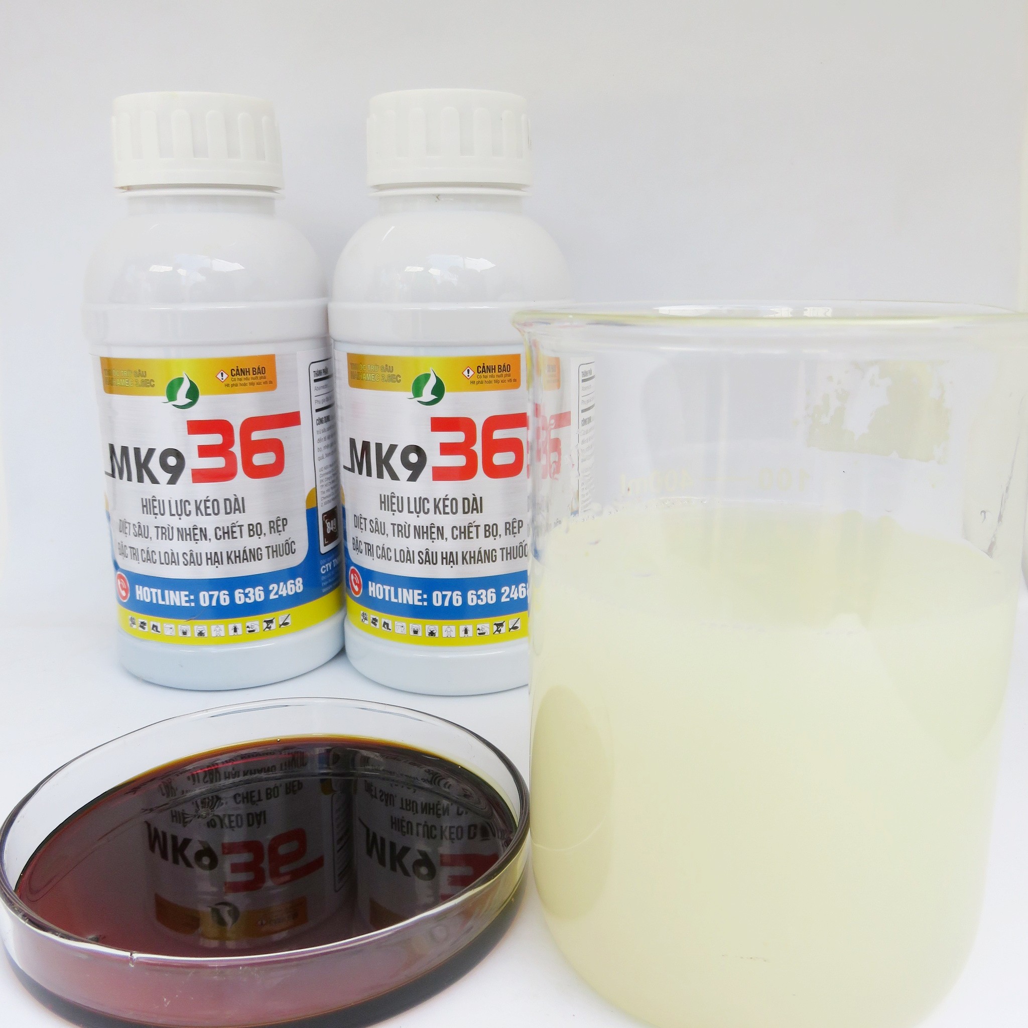 THUỐC TRỪ SÂU SINH HỌC, HẠN CHẾ KHÁNG THUỐC GỐC ABAMECTIN CHAI 450ML - PHÒNG TRỪ BỌ TRĨ, NHỆN ĐỎ, SÂU HẠI, RẦY RỆP - MK9 36
