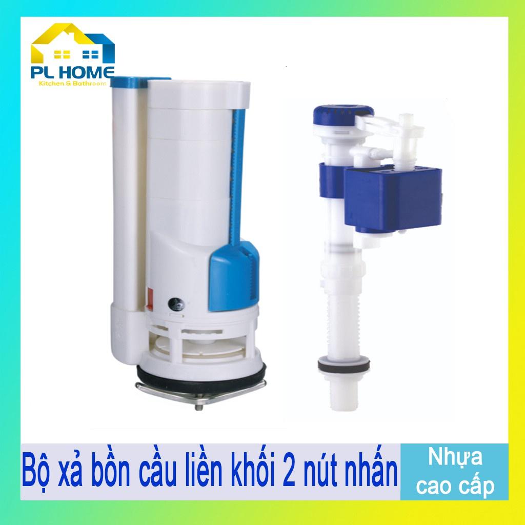 Bộ xả bồn cầu nhấn bệt rời và bệt liền khối, bộ xả bồn cầu đóng vỉ cao cấp