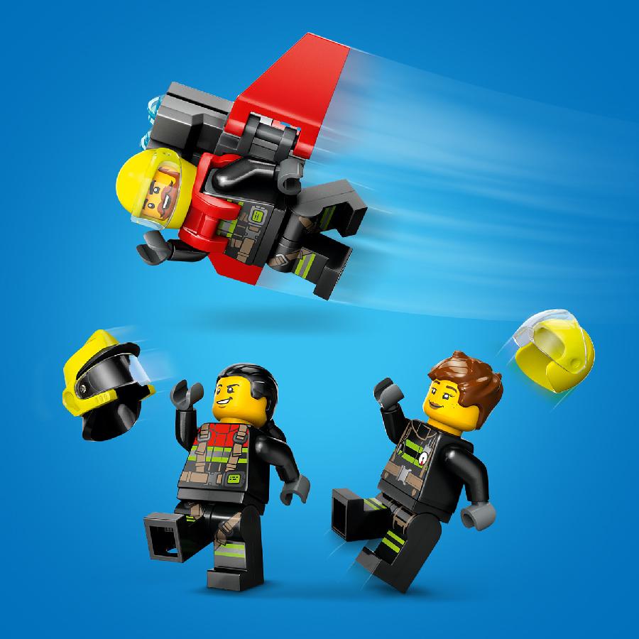 Đồ Chơi Lắp Ráp Máy Bay Cứu Hỏa LEGO CITY 60413 (478 chi tiết)