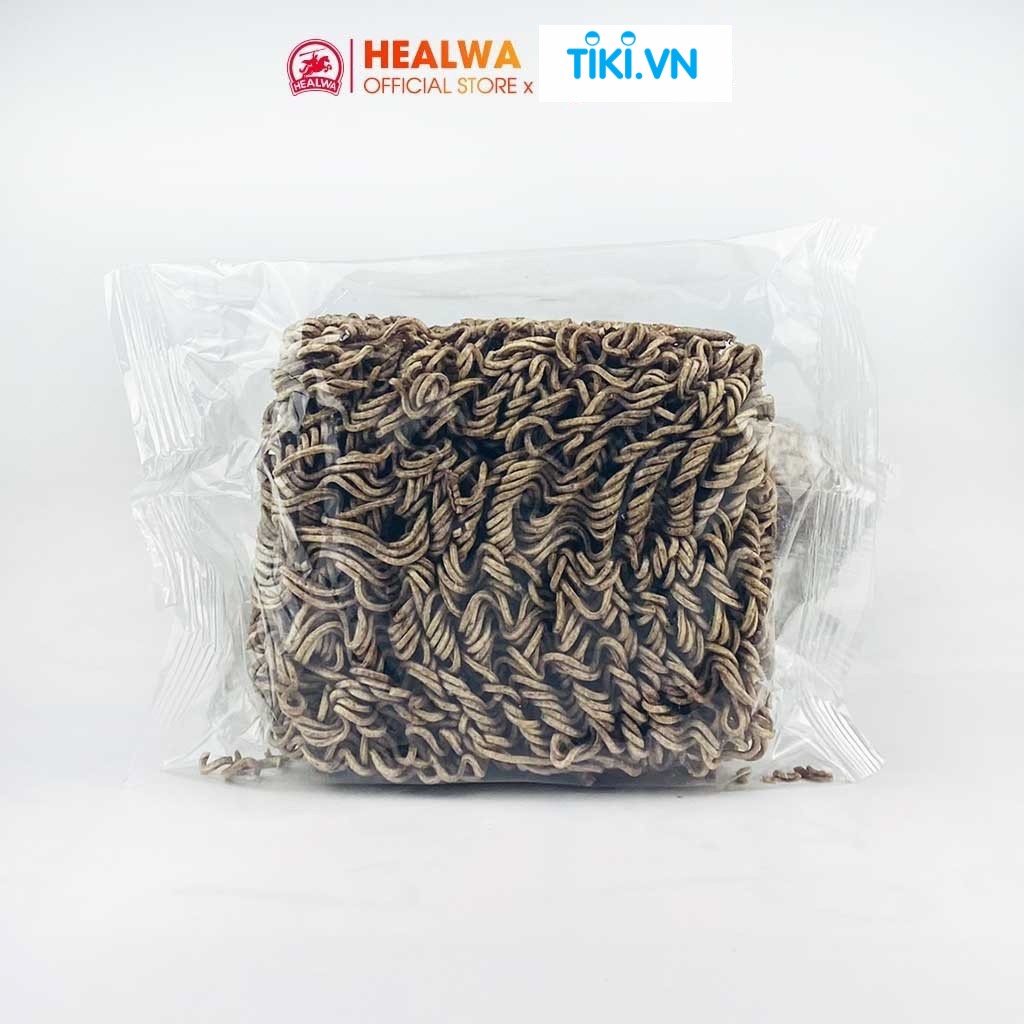 Mì ăn liền Gạo lứt - Đông trùng hạ thảo Healwa (1 hộp x 3 gói x 75g) chua cay nấu khô hay nước dùng chay mặn đều được