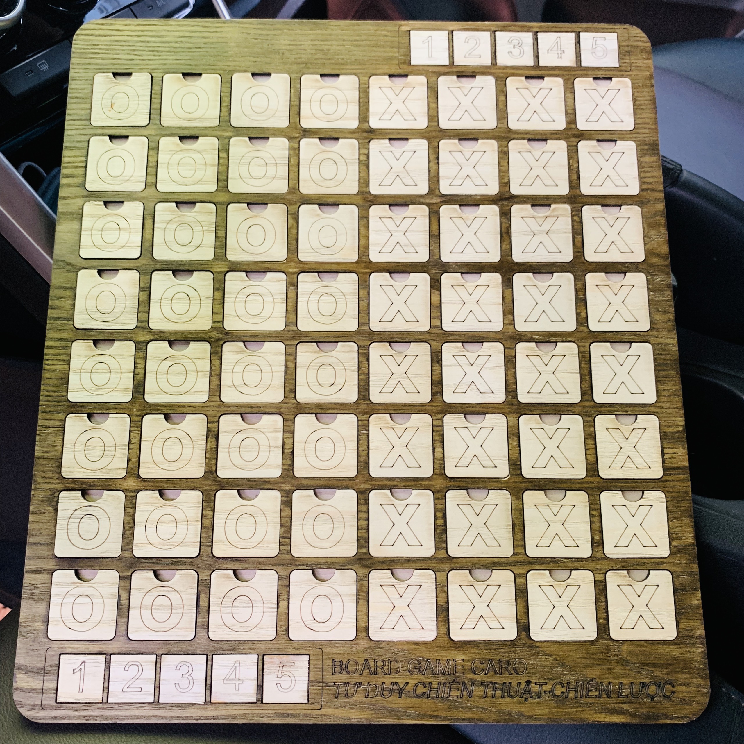 Đồ Chơi Thông Minh Board Game Bàn Chơi Cờ Caro Gỗ Phiên Bản Mới Cho Trẻ Phát Triển Tư Duy, Chiến Lược Chiến Thuật