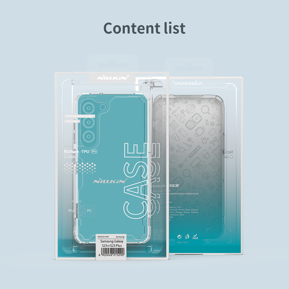 Ốp lưng dành cho Galaxy S23 Plus Nillkin trong suốt- Hàng chính hãng