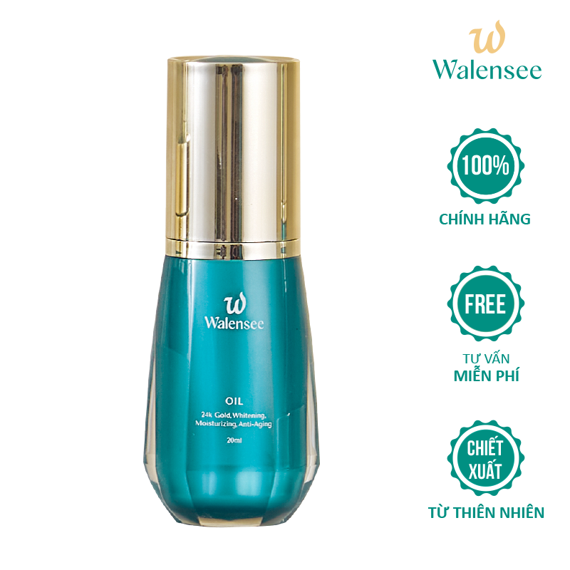 Serum Sáng Da Tức Thì Walensee - 24k Gold, Whitening Moisturizing , Anti-Aging 20ml