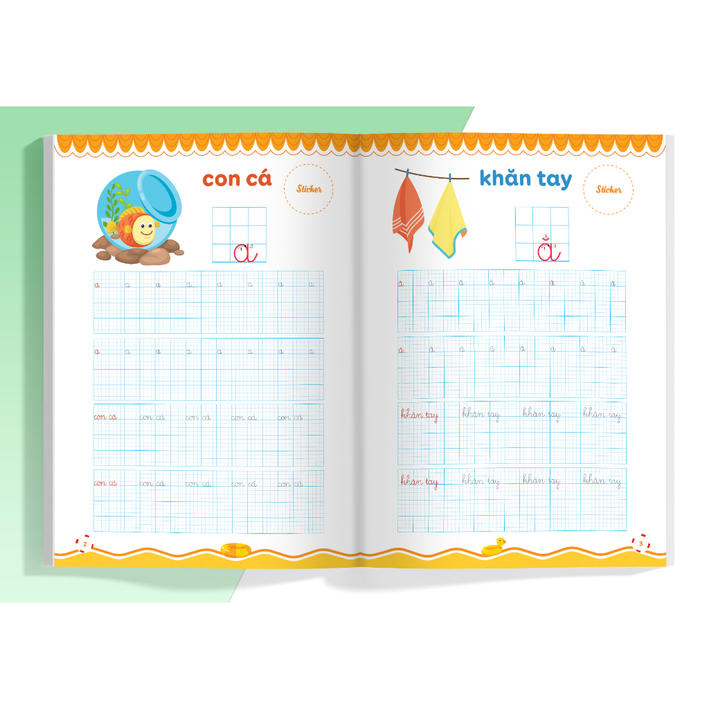 Sách - Combo Vở luyện viết hạ cỡ chữ - chữ ô li nhỏ - vần, chữ hoa, chữ thường