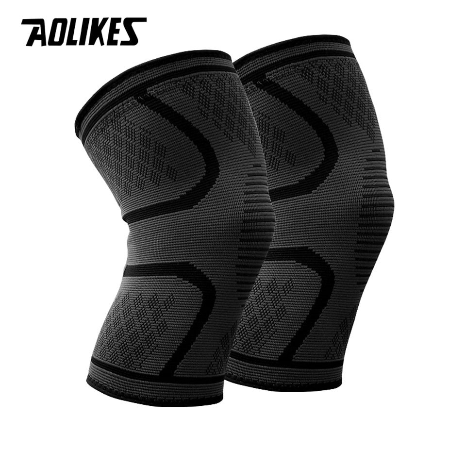 Bó gối thể thao đàn hồi bảo vệ khớp gối AOLIKES A-7718 Running Anti-skid Kneepad