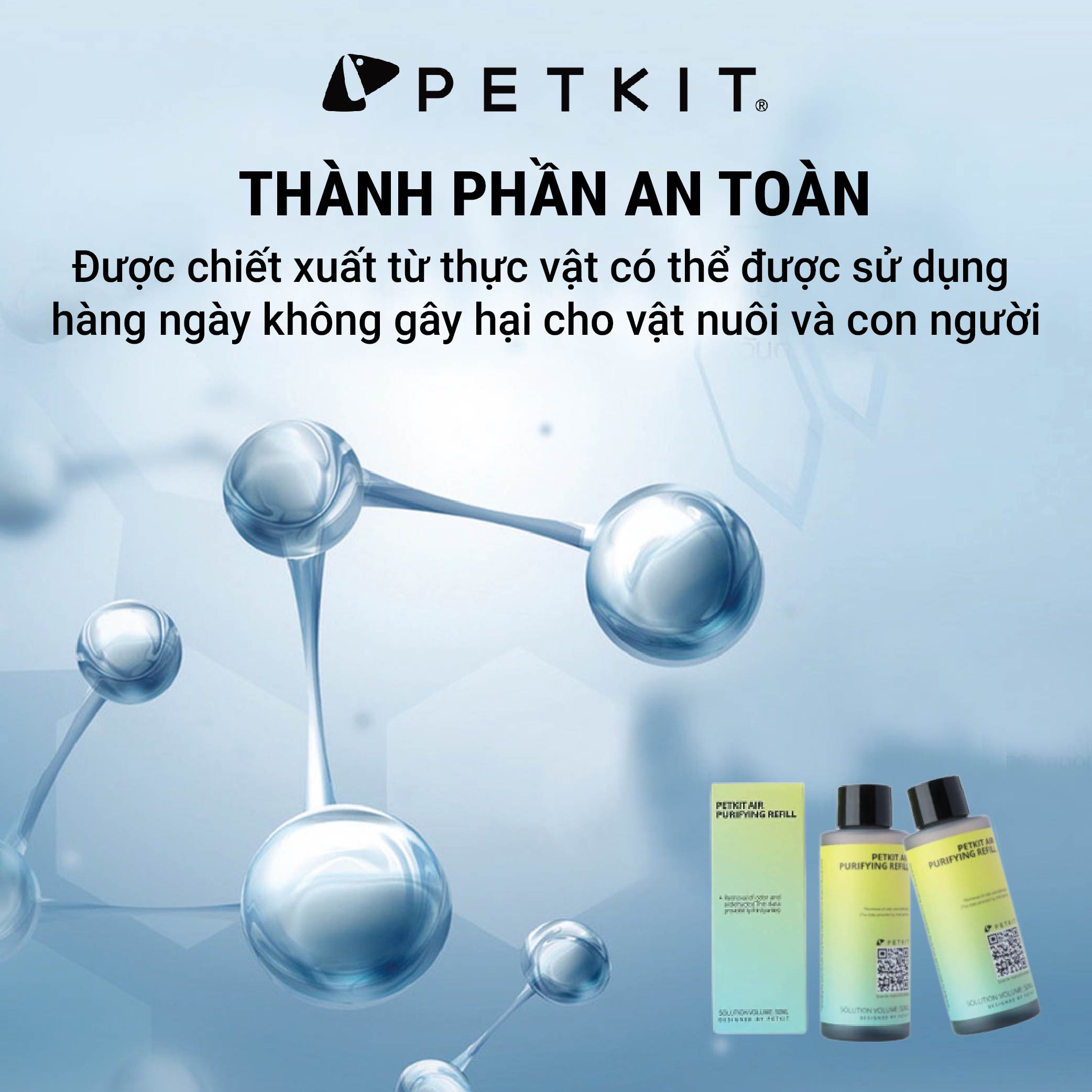 COMBO 2 Chai Tinh Dầu Dùng Cho Máy Vệ Sinh Tự Động Cho Mèo Petkit Pura Max