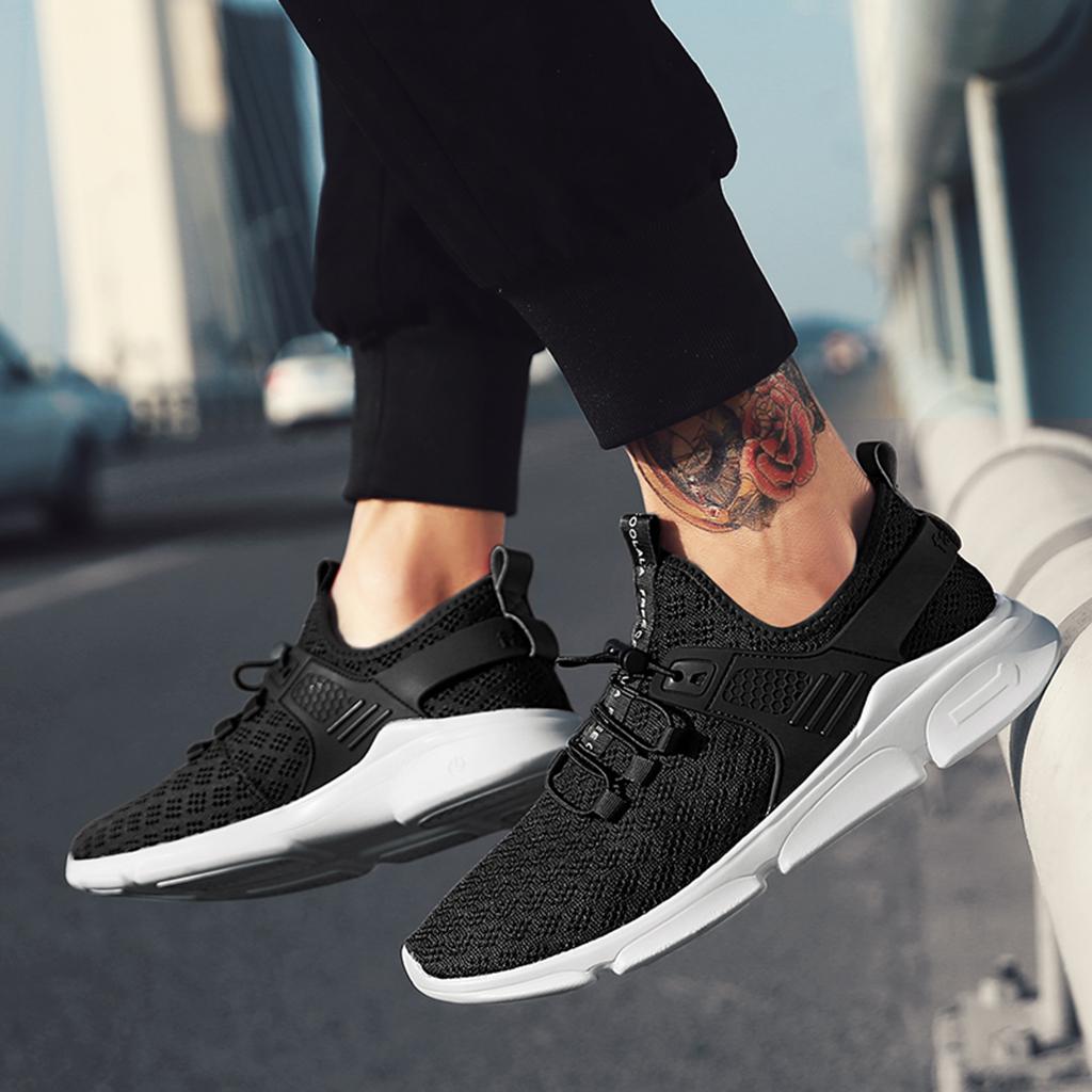 Men’s Breathable Mesh Sneakers Light-weight Casual Sports Shoes