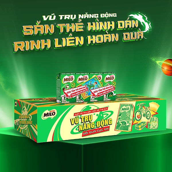 Sữa lúa mạch Nestlé MILO Bữa Sáng Thùng 36 hộp x 180ml - Giao mẫu ngẫu nhiên