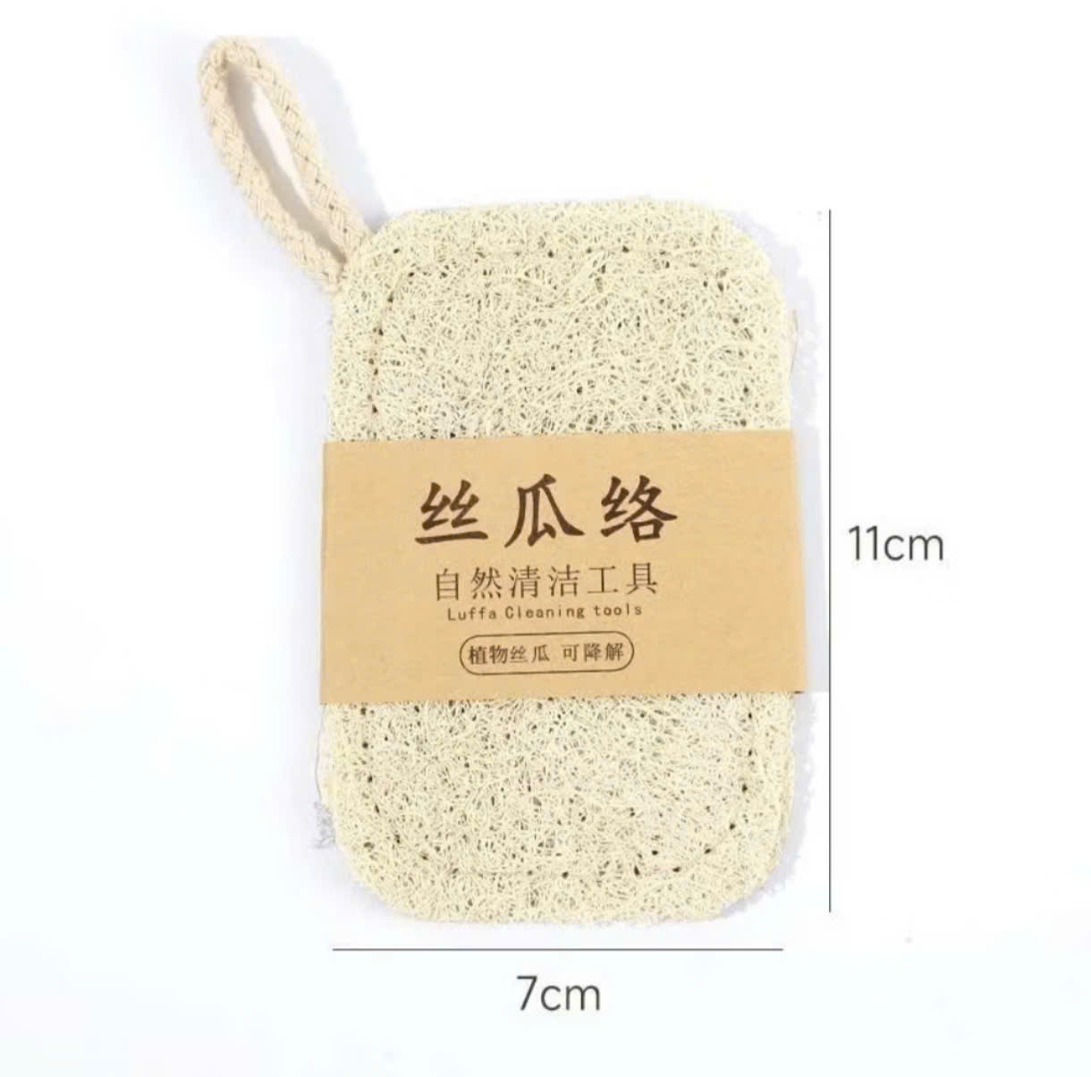 COMBO 5 Miếng Rửa Chén Bát Xơ Mướp, Sơ Mướp Khô Rửa Bát, Chà Xoong Nồi, Mút Rửa Chén