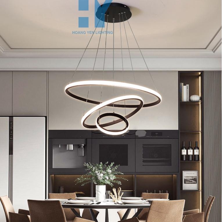 Đèn thả trần 3 vòng 3 chế độ ánh sáng HY22