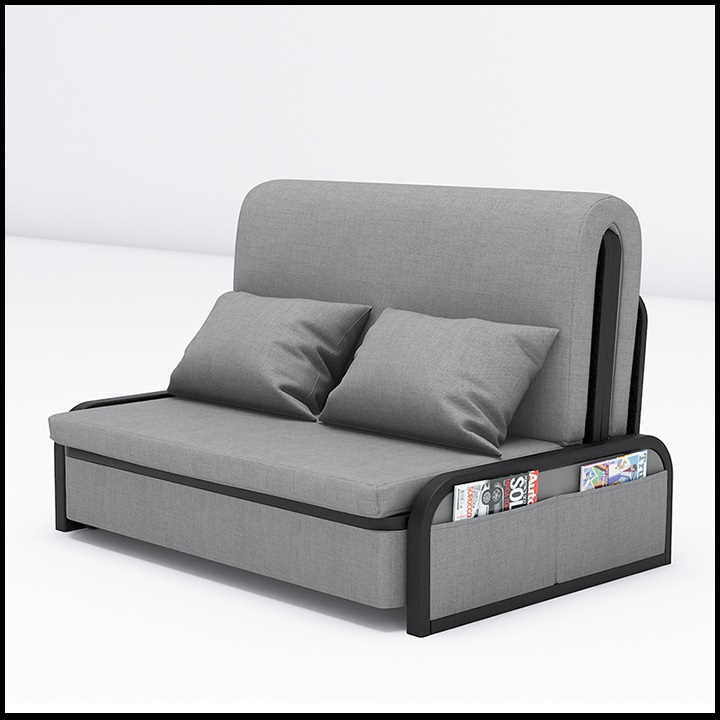Giường ngủ sofa gấp gọn thành ghế sofa. Sofa giường đa năng có ngăn chứa đồ. Giường sofa thông minh. Tặng kèm 2 gối