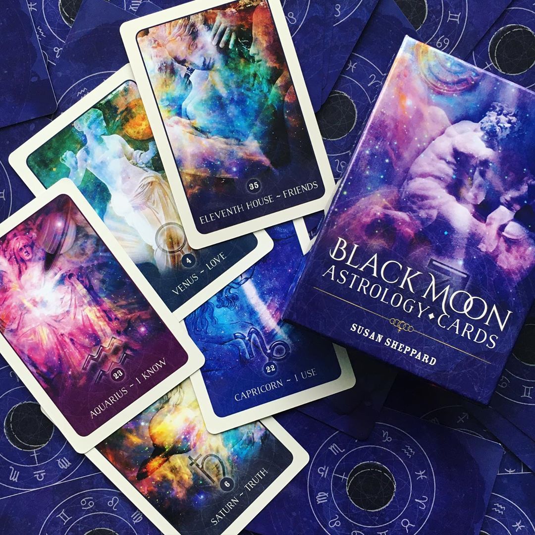 Bộ Tarot Black Moon Astrology Cards Bài Bói New