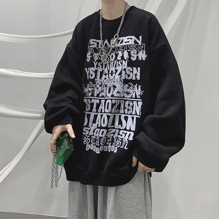Áo dài tay IZIZ NỈ BÔNG Unisex Phong Boutique Basic Sweater Ulzzang cặp đôi nam nữ form rộng oversize Hàn Quốc