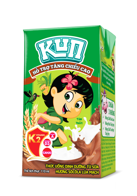 Thùng 48 Hộp Sữa SoCola Lúa Mạch KUN 110ml/hộp