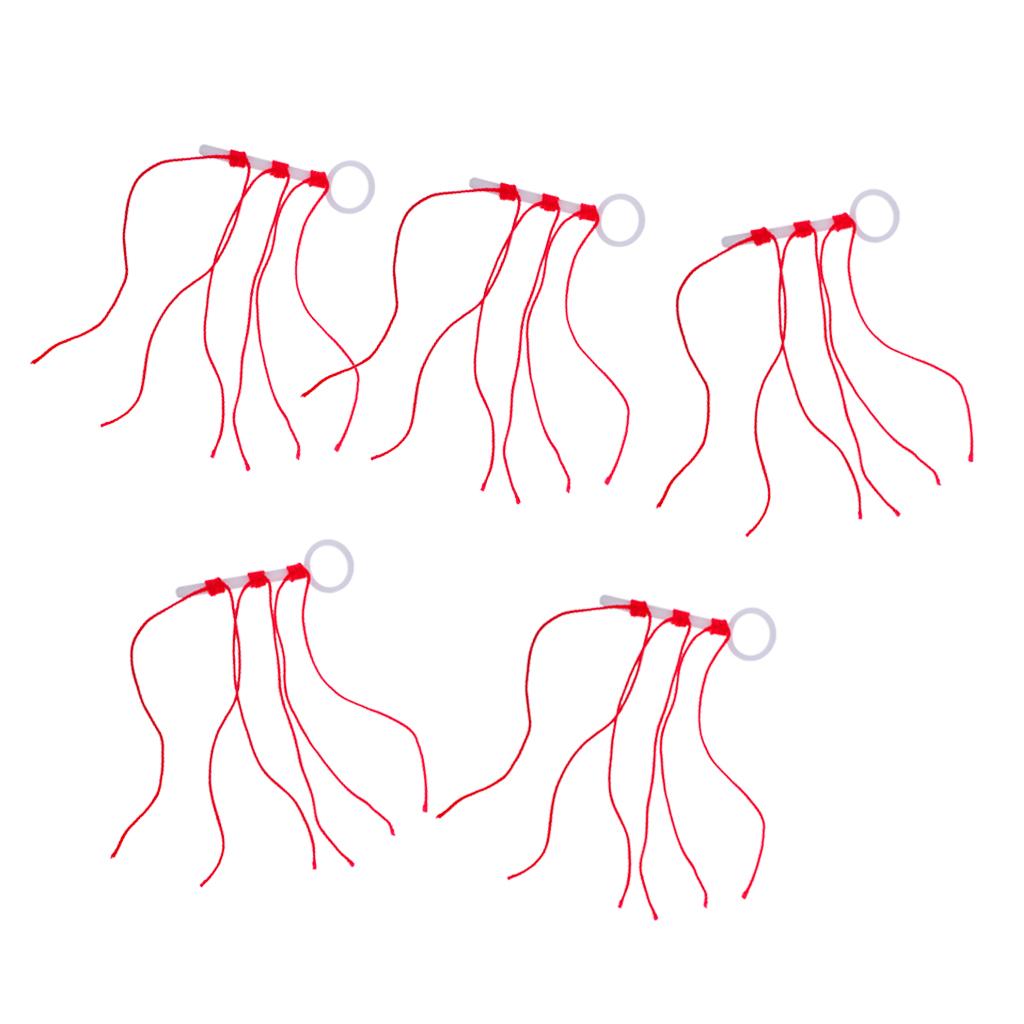 5pcs Slip Knot Looper Bobber Stops Fishing Tackle for Rock Fishing