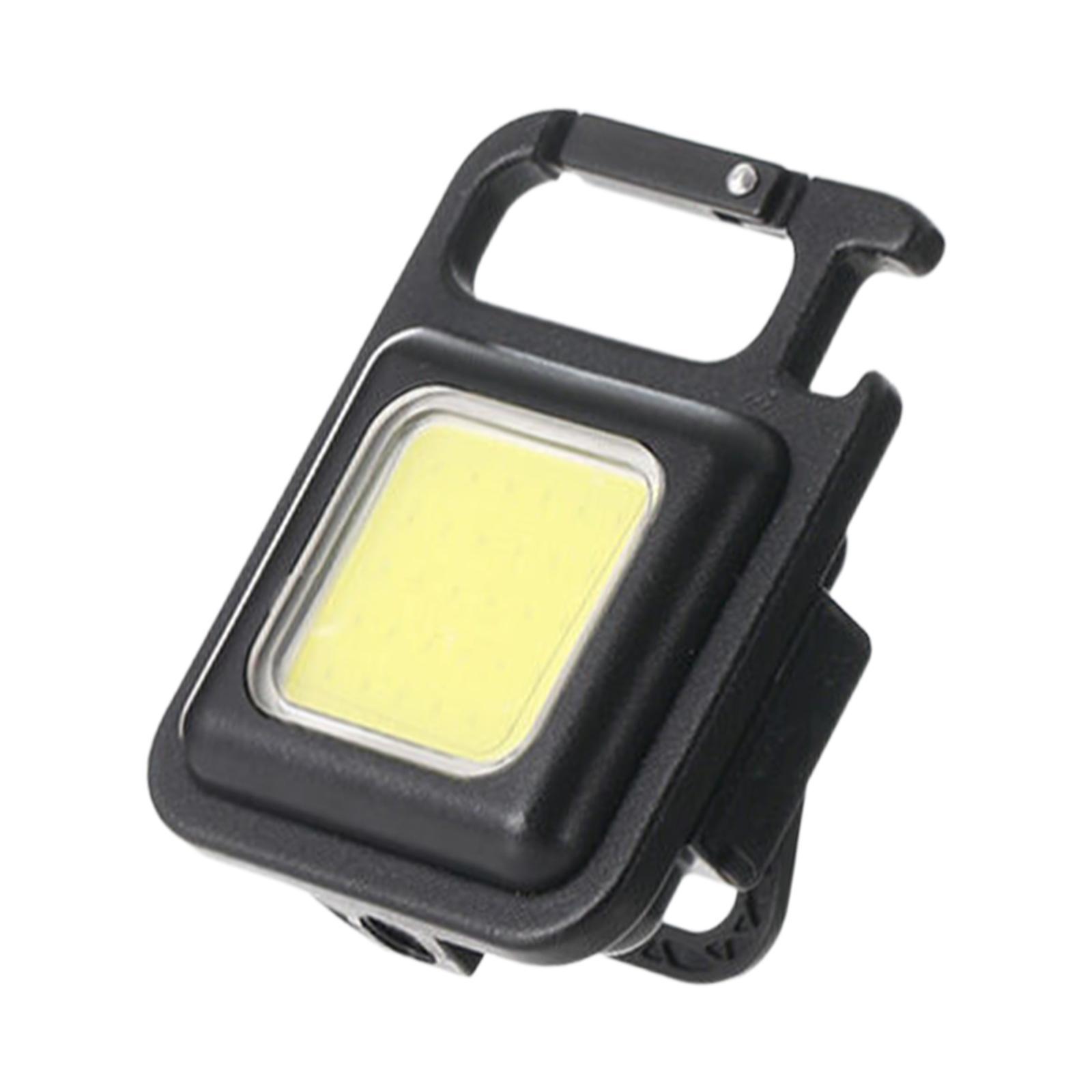 COB Keychain Flashlight Rechargeable for Running Hiking Walking
