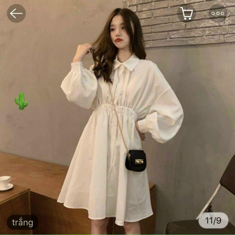 Đầm váy tiểu thư bo eo