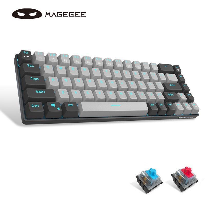 Bàn phím máy tính cơ MAGEGEE MK-Box 65% có dây 68 phím nhiều màu sắc tùy chọn tiện lợi
