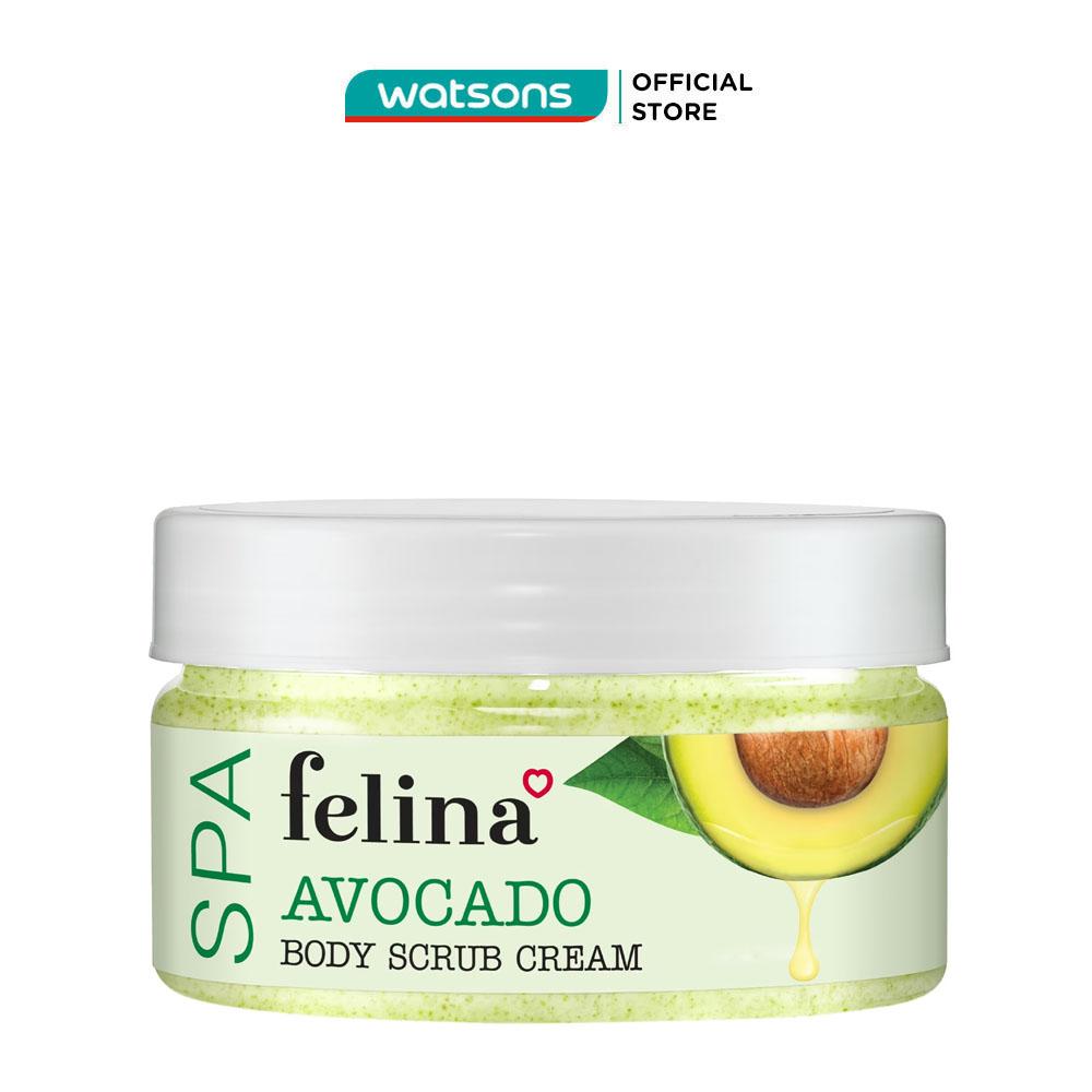 Kem Tẩy Da Chết Felina Avocado Body Scrub Cream 200g