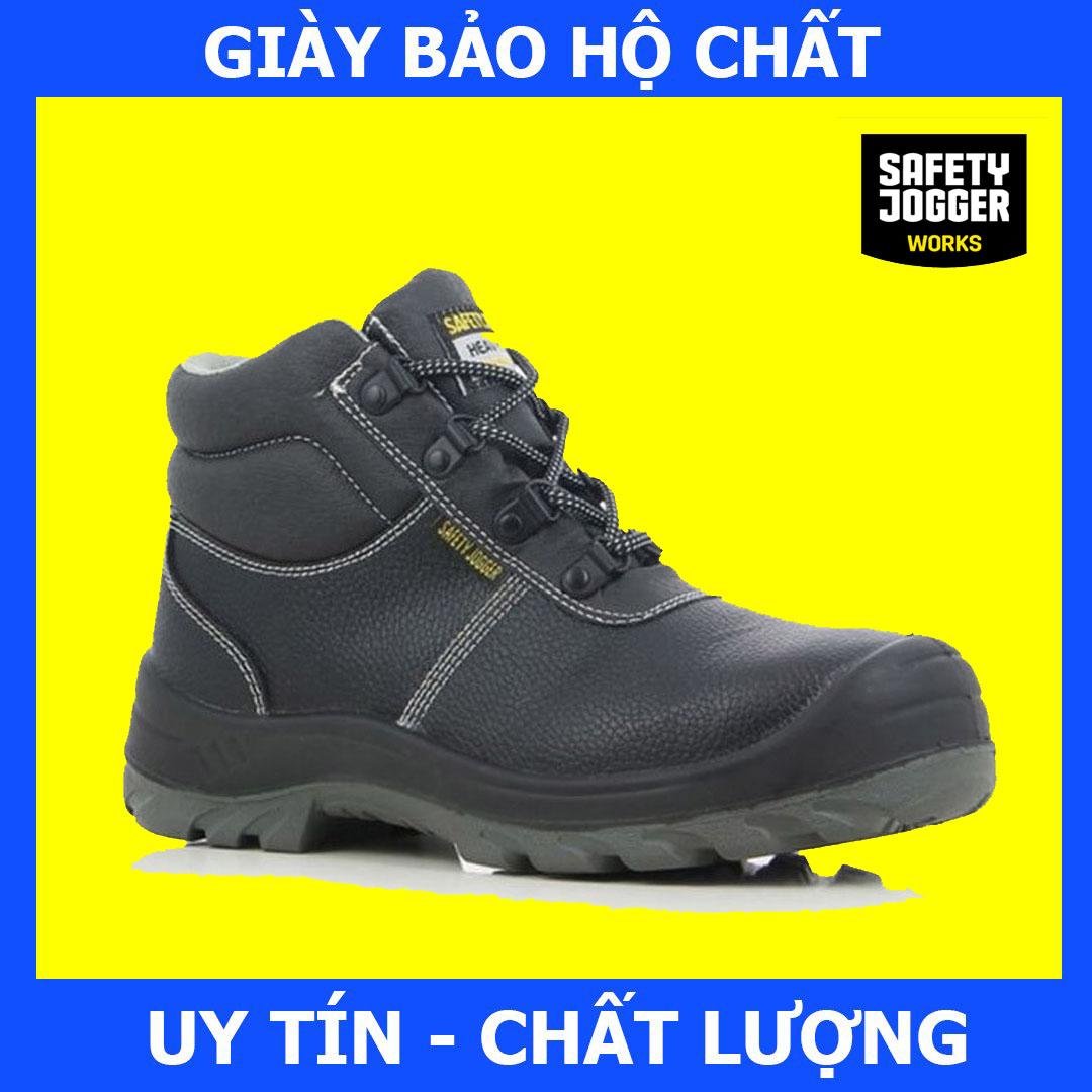 Giày Bảo Hộ Safety Jogger Bestboy S3 Chất Da Thật, Chống Đâm Xuyên, Chống Va Đập