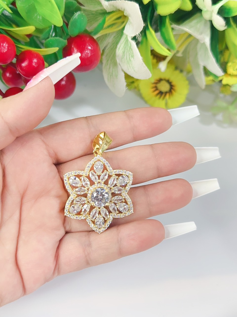 Dây chuyền mặt ngôi sao thời trang chuẩn 18.k