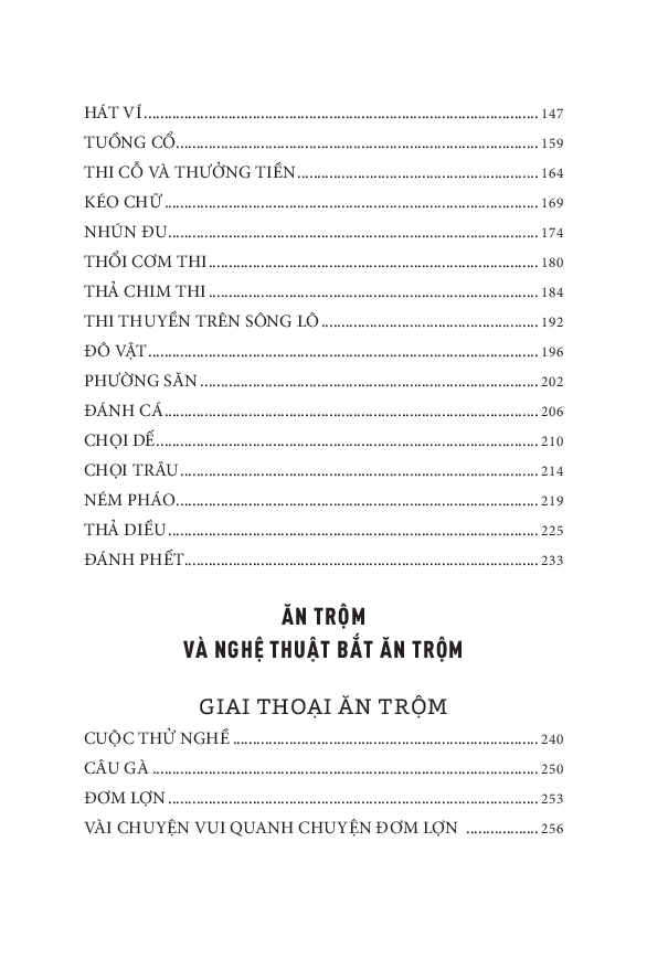 Sách Nếp cũ - Phong tục thờ cúng trong gia đình Việt Nam - Phong lưu đồng ruộng - Nghệ thuật bắt ăn trộm