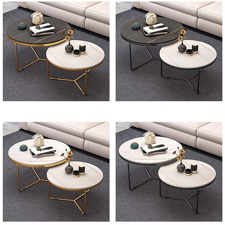 Bàn sofa phòng khách mặt đá CERAMIC nhập khẩu, bàn trà kiểu nhật phong cách hiện đại - Bảo hành 12 tháng
