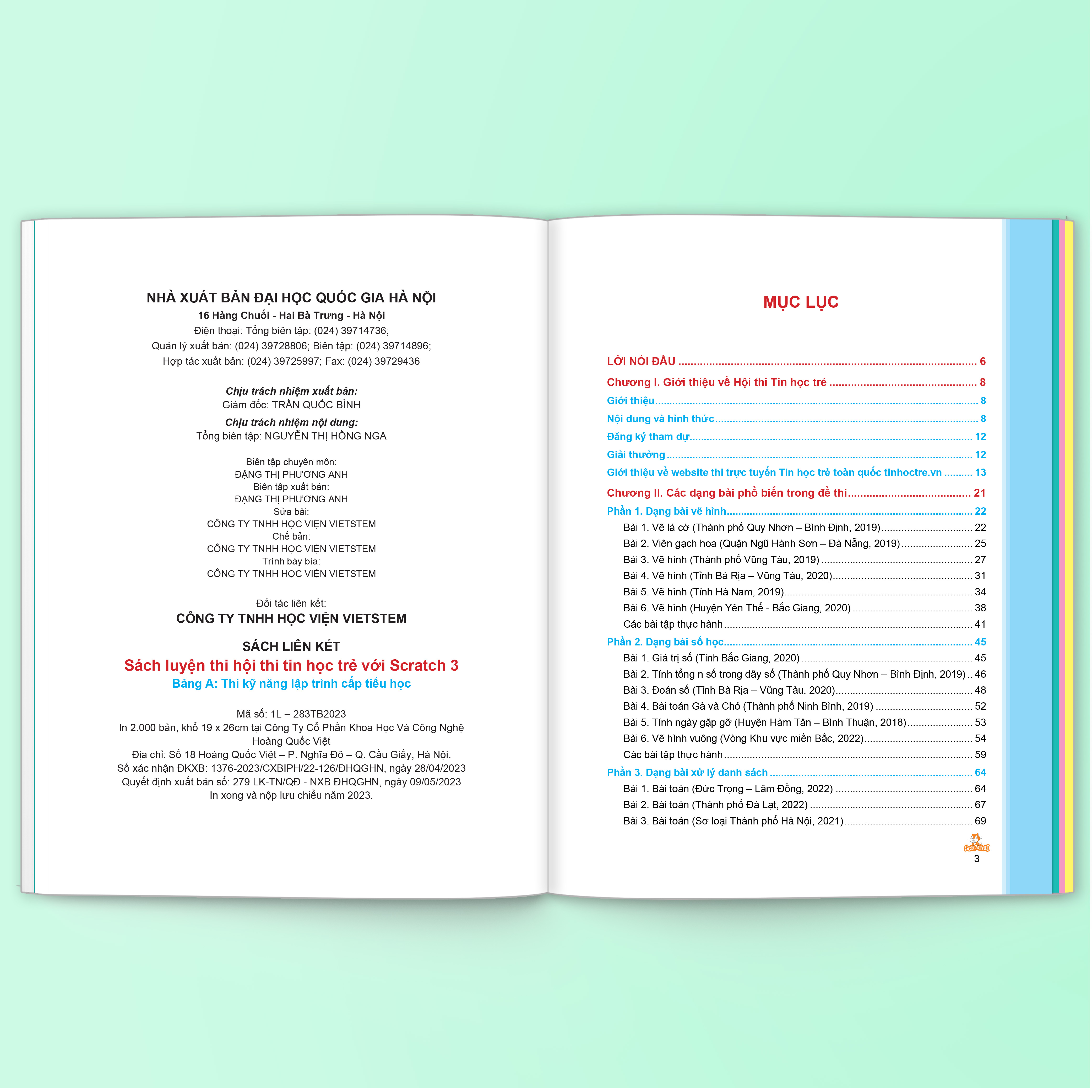 Hình ảnh Combo 2 sách Bài tập nâng cao và Luyện thi tin học trẻ cấp Tiểu học với Scratch 3