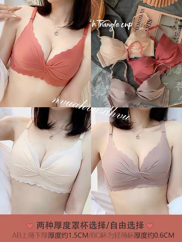 Bộ đồ lót su nâng ngực đệm tim 378