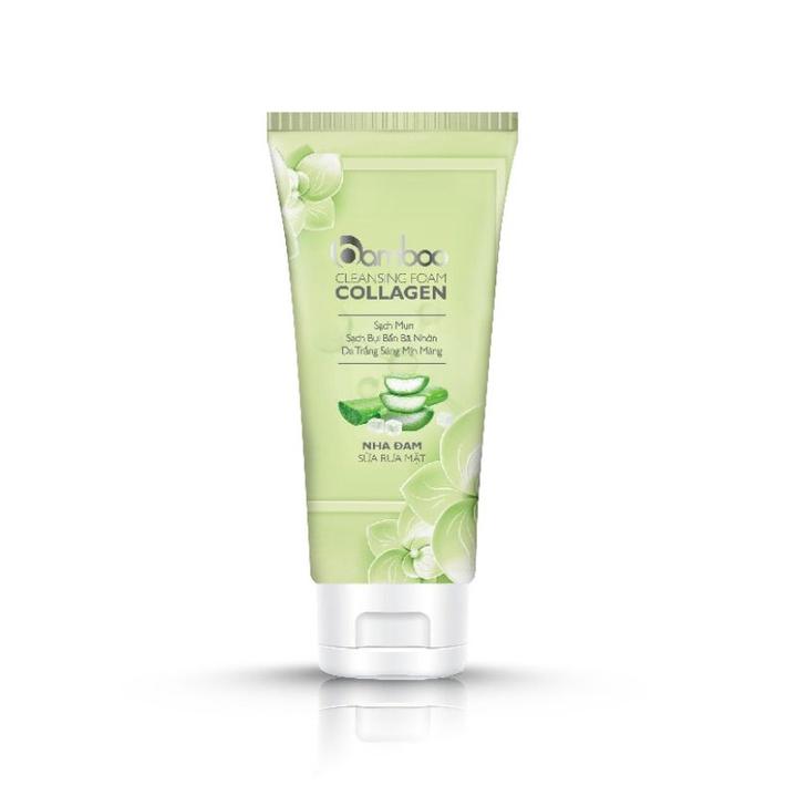 SỮA RỬA MẶT COLLAGEN NHA ĐAM sạch mụn sáng da