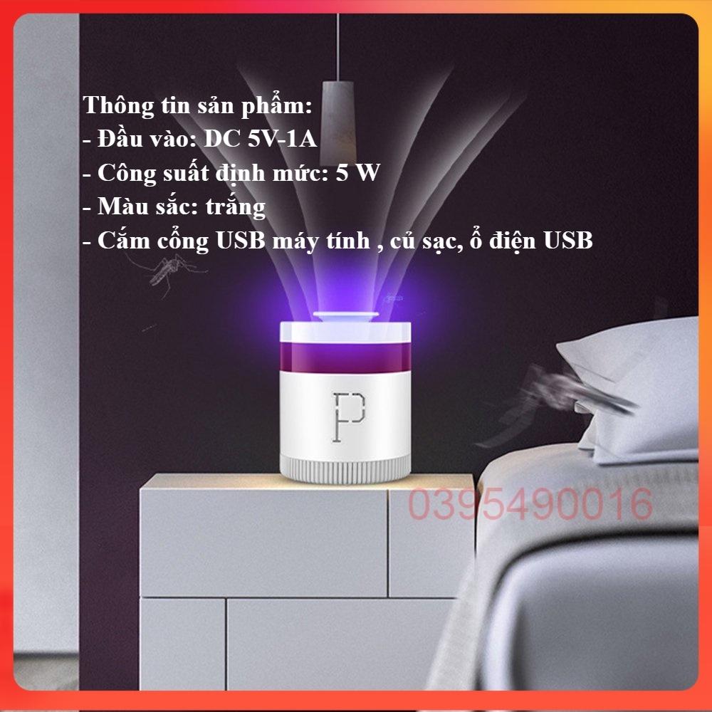 Đèn bắt muỗi Loại To cổng Usb Tiện lợi công nghệ tia UV tím thế hệ mới thông minh diệt côn trùng hiệu quả, yên tĩnh