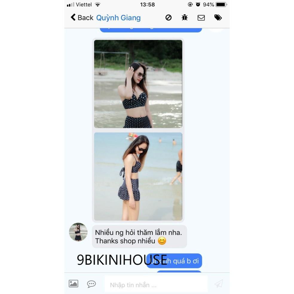 freeship Bikini 2 mảnh đen ( Ảnh feedback)