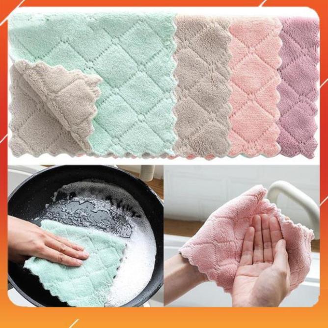 Khăn Lau Tay Nhà Bếp, Túi 10 Chiếc Tiện Dụng